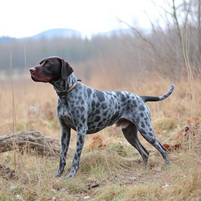 german pointer hunting