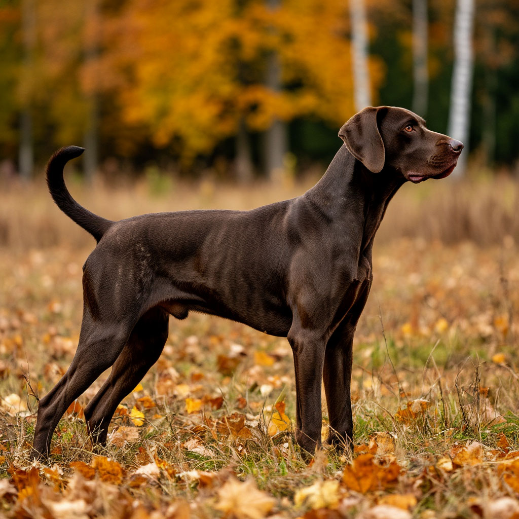 German Pointer in Perfect Hunting Pose From Started to Finished Gun Dog